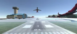 Airport terminal Low-poly  3D model