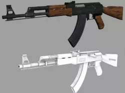 AK-47 3D model