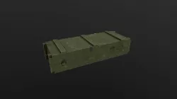 AMMO BOX Low Poly Low-poly  3D model