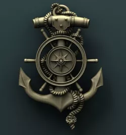 Anchor 3d stl model for CNC 3D model