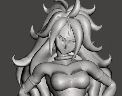 Android 21 Majin Form - twenty One Android - Dragon Ball Super 3D print model