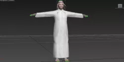 arab man   3D model
