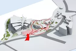 Art and culture exhibition hall 3D model