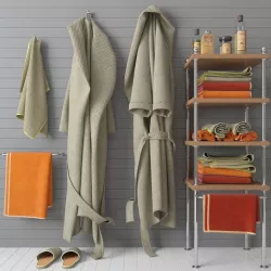 Bath set with bathrobe 3D model