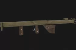 Bazooka M1 Low-poly  3D model