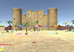 Beach 3D props 3D model