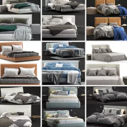 Bed collection  3D model