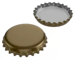 beer cap 3D model