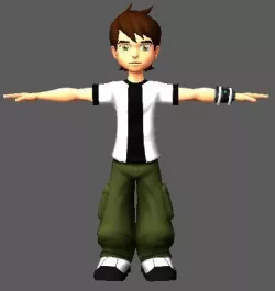 Ben 3d super hero Character Low-poly  3D model