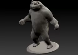 Black Bear 3D print model