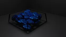 Blue Gems 3D model