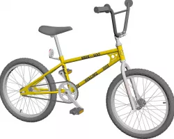 BMX Bike Old School 3D model