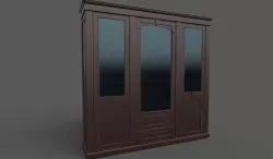 Bookcase old 3D model