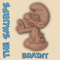BRAINY SMURF - MOLD 3D print model