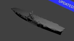 British Aircraft Carrier Ark Royal 3D print model