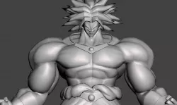 Broly Classic Full Figure - Dragon Ball Z - For 3d Print 3D print model