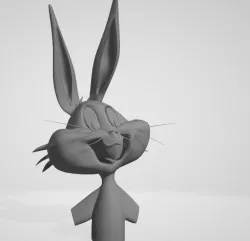Bugs Bunny Smiley  3D model