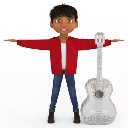 Cartoon Boy 3D model