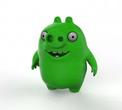 Cartoon Pig 3D model
