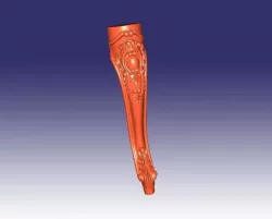 Carved Leg - STL 3D model