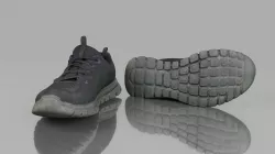 Casual Shoes Low-poly  3D model