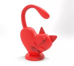  Cat heart for 3d printing 3D print model