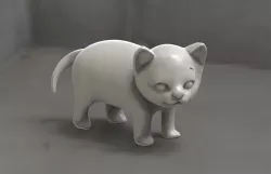 cats Low-poly  Low-poly  3D print model