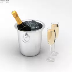 Champagne 3D model