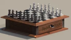 chessboard Low-poly  3D model