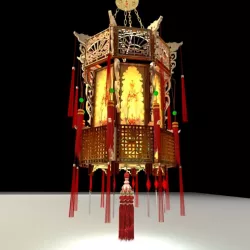 Chinese Palace Lantern 3D model