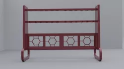 chinese style weapon rack mk 2 3D model