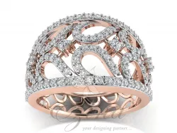 Classic Diamond Ring 3D print model