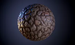 Cobblestone Muddy Ground Seamless PBR Texture  Texture