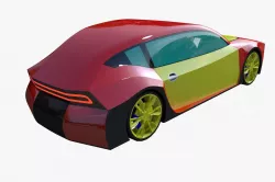 Concept car II 3D model