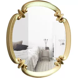Contemporary Meadow Wall Mirror - Round Shape ATGD5526 3D model