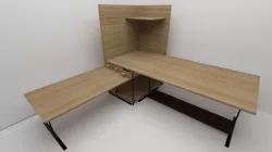 Corner Computer Desk 3D print model