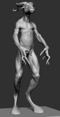 Creature Ram 3D model
