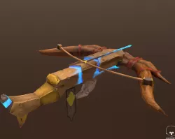 Crossbow Low-poly  3D model