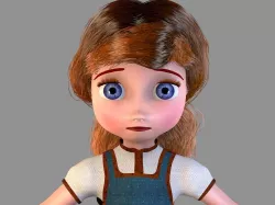 Cute Lisa 3D model