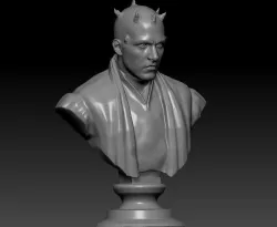 Darth Maul Bust 3D print model