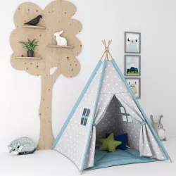 Decorative set with a tent for childrens room  3D model