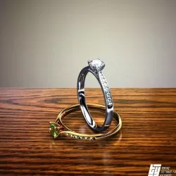 diamond cut ring 3D print model