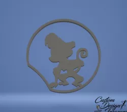 Disney Inspired Mouse Ears - Aladdin Aubu Monkey 3D print model 3D print model