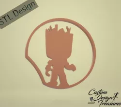 Disney Inspired Mouse Ears - Groot 3D print model