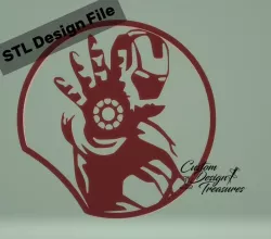 Disney Inspired Mouse Ears - Iron Man 3D print model