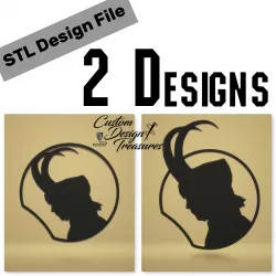 Disney Inspired Mouse Ears - Loki - 2 Designs 3D print model
