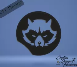 Disney Inspired Mouse Ears - Rocket Racoon 3D print model