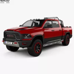Dodge Ram 1500 Rebel TRX 2017 3D model