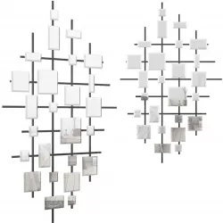 Dot Abstract Metal Accent Mirror ZPCD4094 3D model
