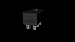DPDT switch 3D model